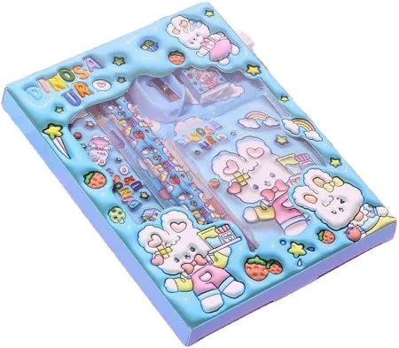 Cute Cartoon 6 Pcs Student Stationery Gift Set June 1st Children's Day Study Gift Prize