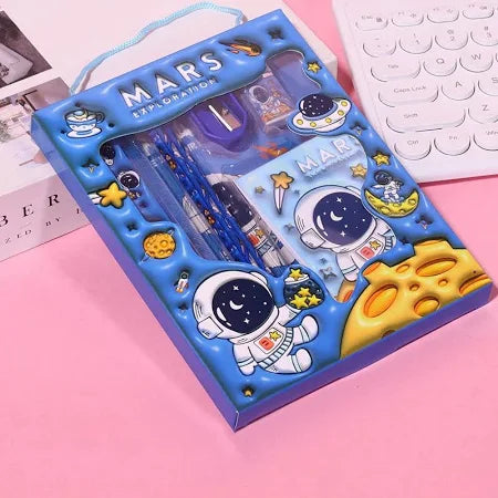 Cute Cartoon 6 Pcs Student Stationery Gift Set June 1st Children's Day Study Gift Prize