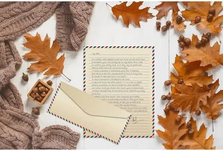 Better Office Products Vintage Airmail Stationery Paper Set